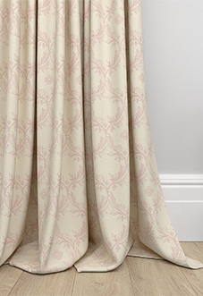 Trellis Prints, Vine and Bloom Romsey Rosies Pink - Made to Measure Curtains